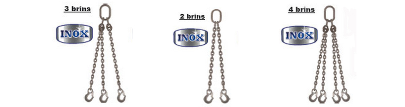 Elingues à chaînes inox